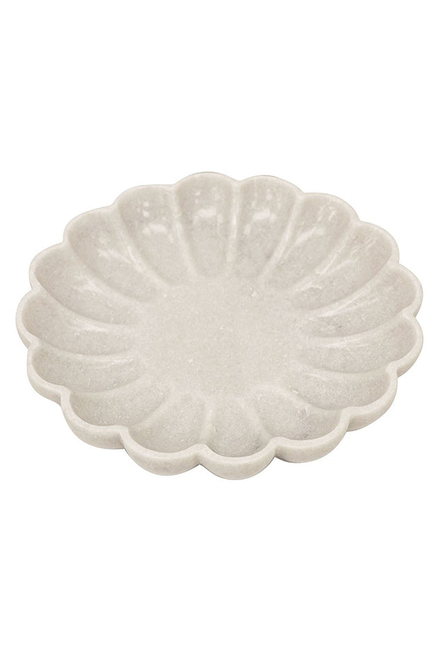 7126 Hawthorne Flora Marble Dish Large