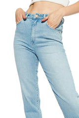 Womens A-brand '94 High Slim Jean in Light Blue Gina