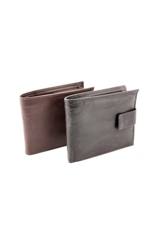 7280 Baron Leathergoods Men's Leather Wallet Brown