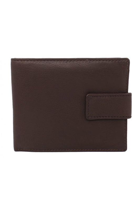 7283 Baron Leathergoods Men's Leather Wallet Brown