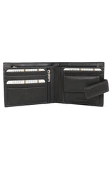 7289-1 Baron Leathergoods Leather Wallet Black 