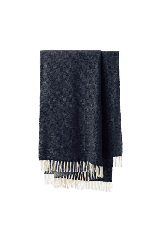 ABL0008 Citta Wool Throw Navy