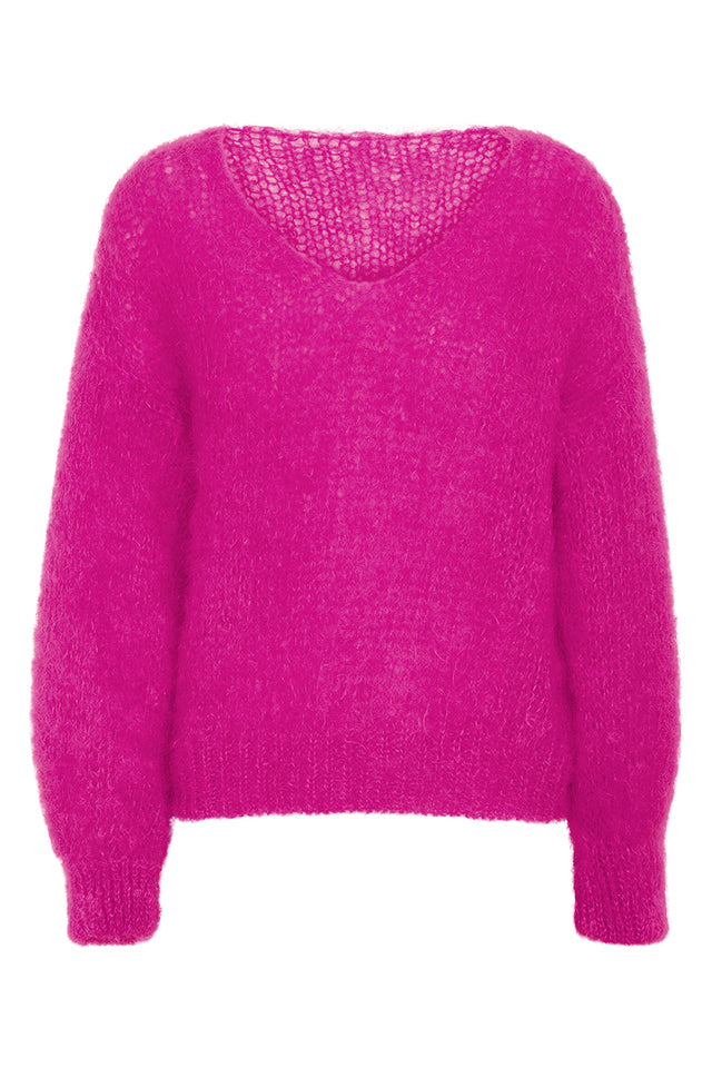 AD1000 American Dreams Milana Mohair Knit Neon Pink