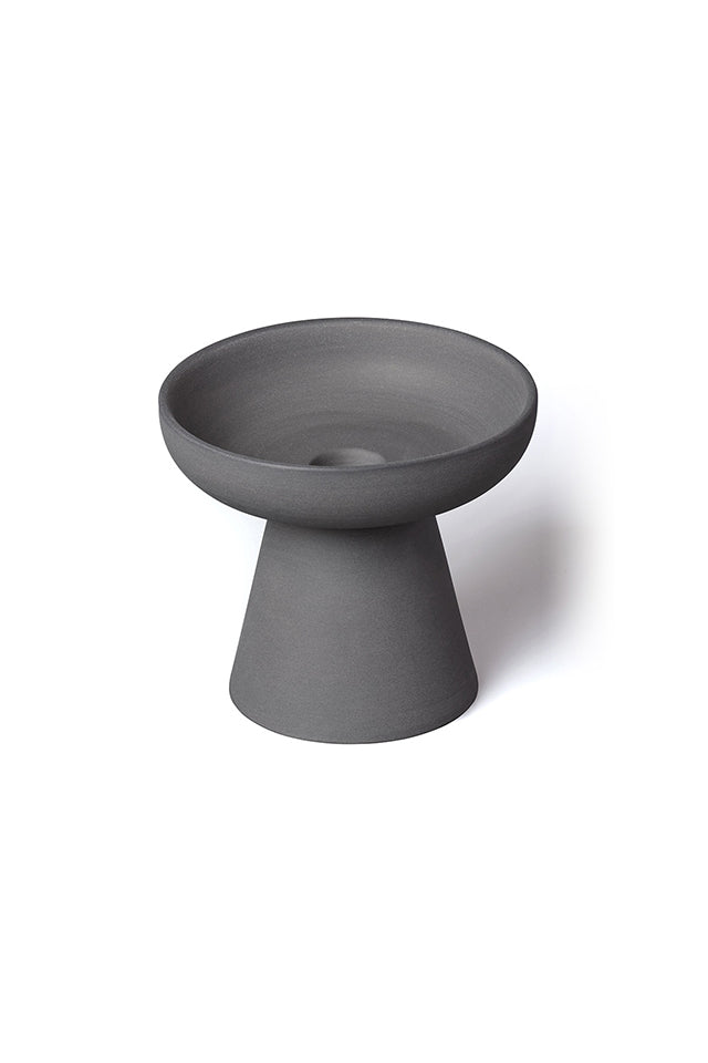 AERYLIVING Porchini Candle Holder Medium Charcoal