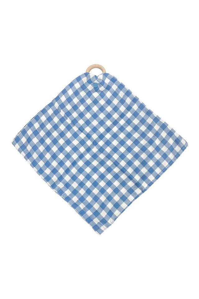 AT22MSBL Maytime Muslin Gingham Security Blanket