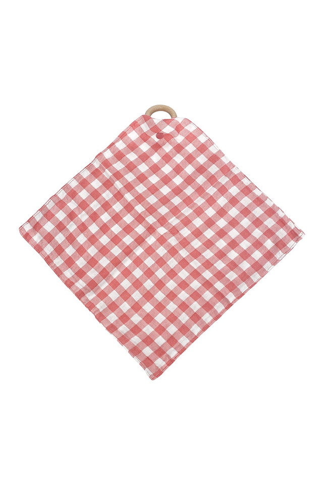 AT22MSRH Maytime Muslin Gingham Security Blanket