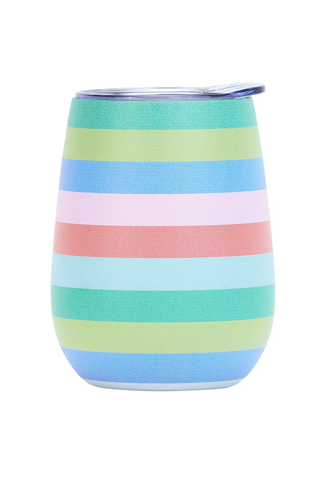 AT403TBS Maytime Double Walled Tumbler Bright Stripes