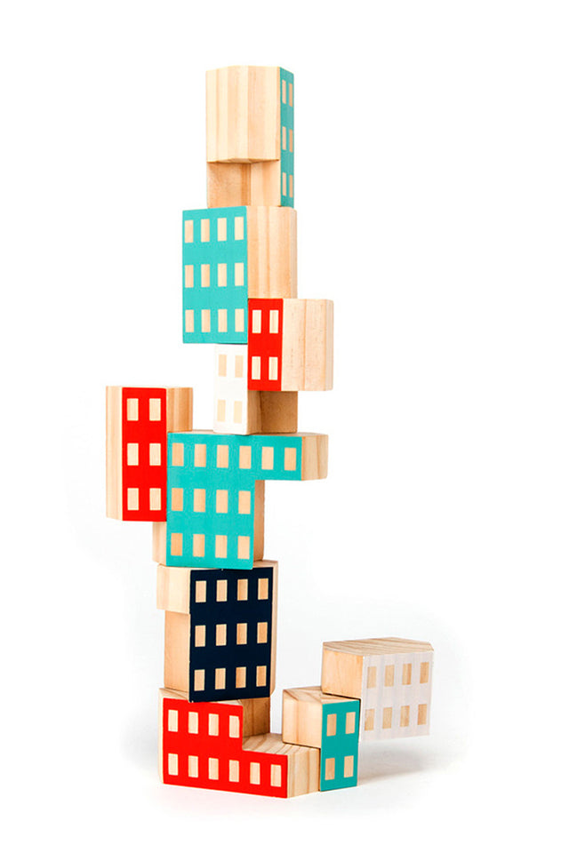 AW-JPBL Areaware Blockitecture Habitat Classic Set 