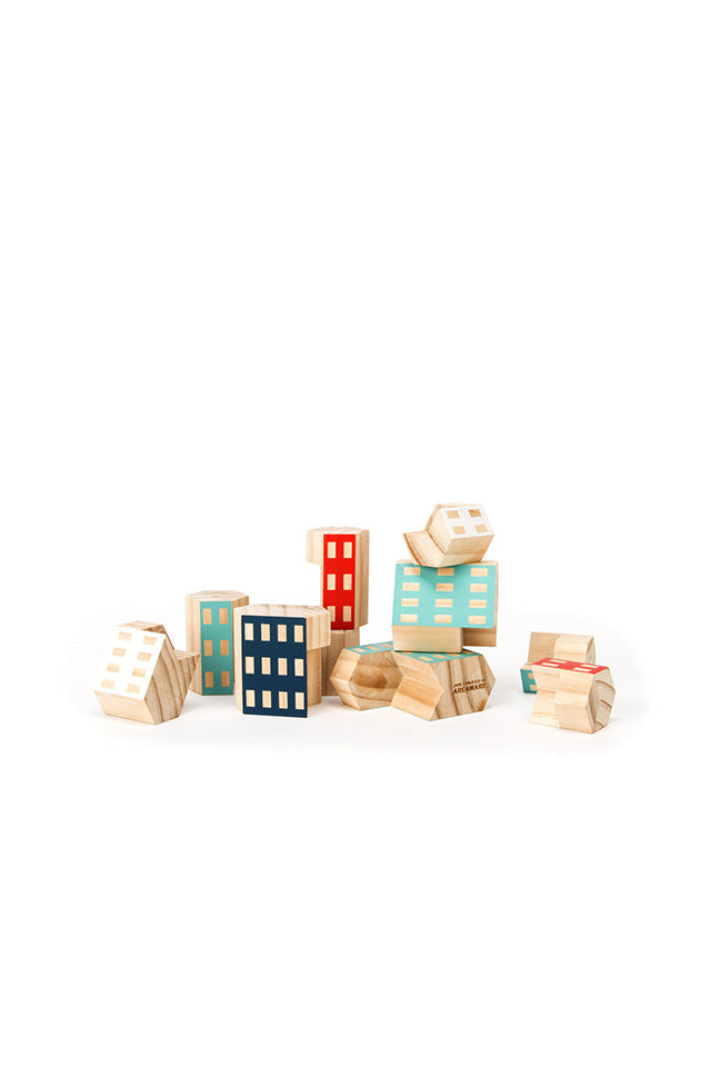 AW-JPBL Areaware Blockitecture Habitat Classic Set 