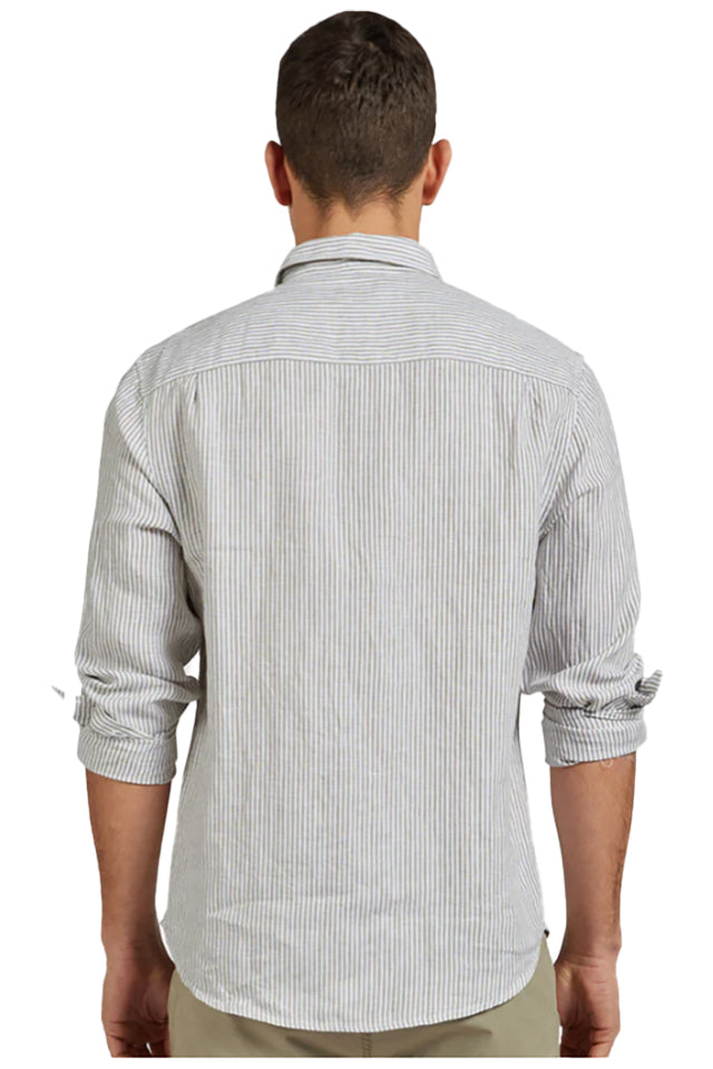 Academy Brand 23S872 Rory Linen Shirt Coriander Green 