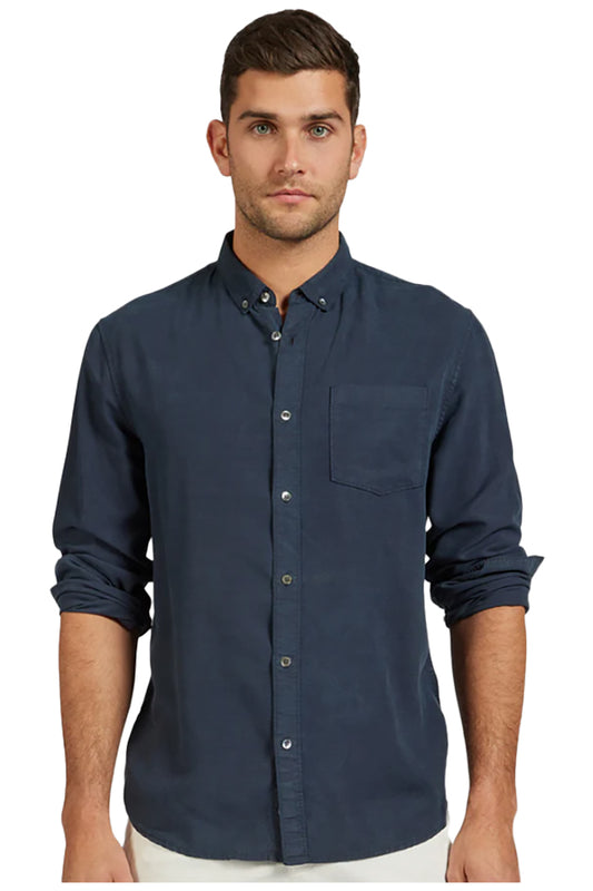 Academy Brand 23S890 Burton Shirt Navy 