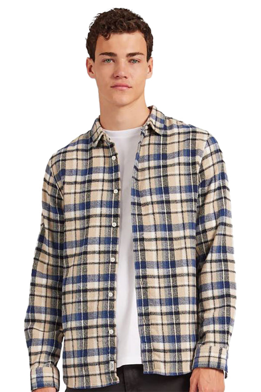 Academy Brand W822 Austin Shirt Blue Check 