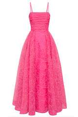 Aje 23SU5027 Evangeline Cornelli Maxi Dress Protea Pink