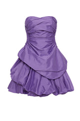 Aje 23SU5054 Daybreak Strapless Mini Dress Deep Violet