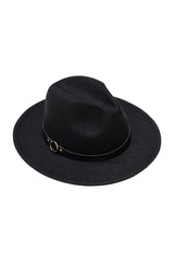 Antler Fedora Hat Black