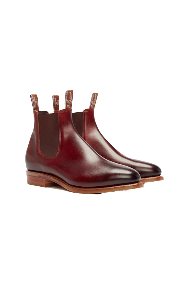 RM Williams Burnished Macquarie Boot Mahogany