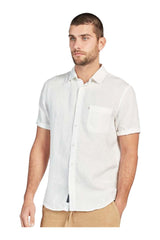 BA880 The Academy Brand Hampton Short Sleeve Shirt White