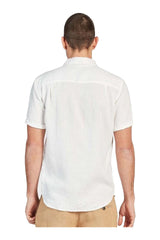 BA880 The Academy Brand Hampton Short Sleeve Shirt White