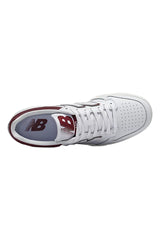 New Balance BB480 Sneaker White Burgundy