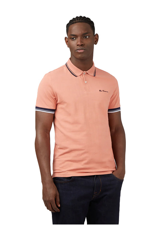 BS0059310530 Ben Sherman Signature Polo Dark Pink