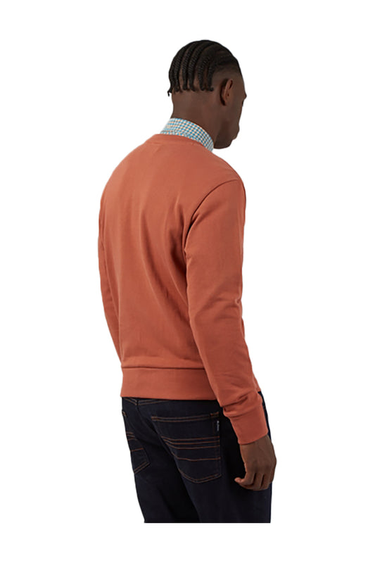 BS0065534939 Ben Sherman Core Crew Sweatshirt Light Brick