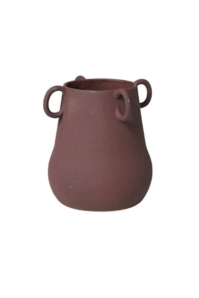 BT14086 Maytime BROSTE Large Horn Vase Puce