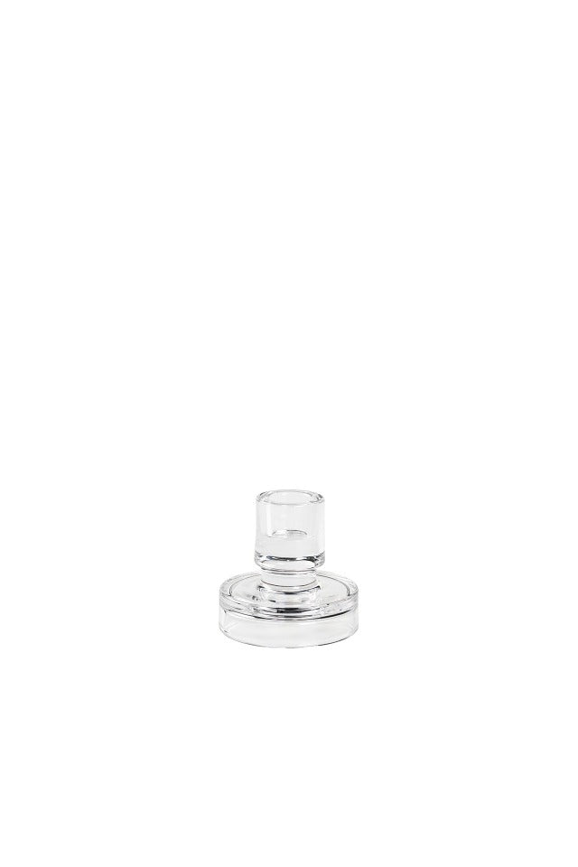 BT71476 Maytime BROSTE Small Petra Candleholder Clear Glass