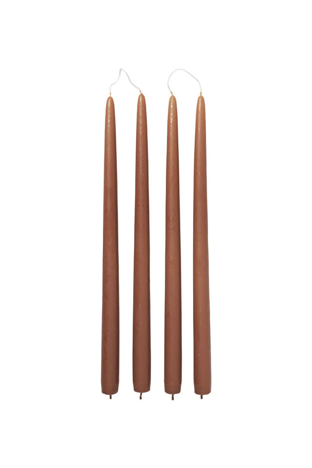 BT8C008 Maytime Broste Taper Candle Terracotta