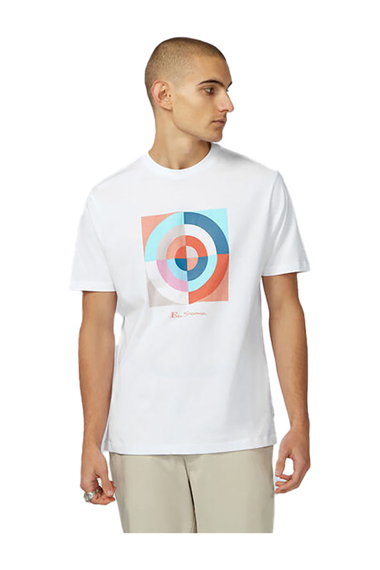 Ben Sherman BAT2332010 Spliced Target Tee White 