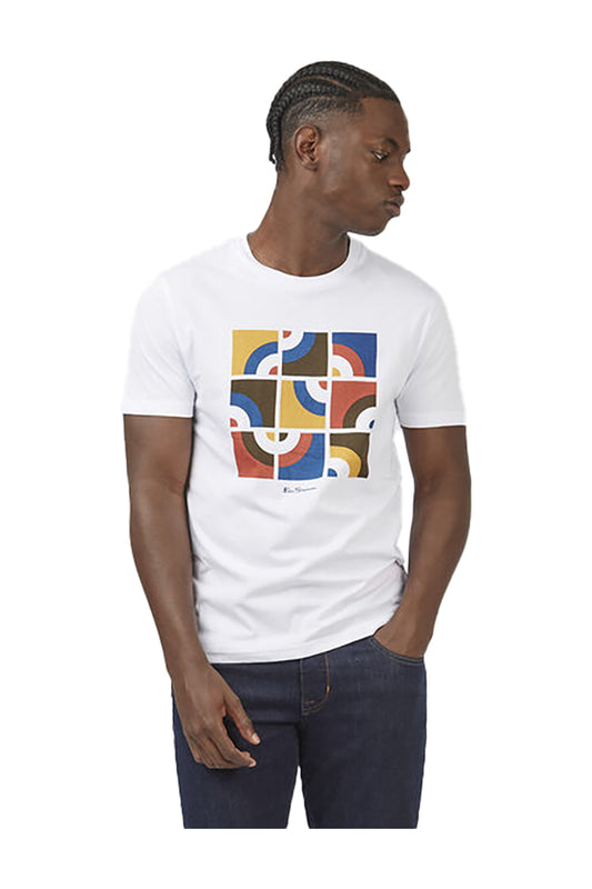 Ben Sherman BS0070309010 Jumble Target Tee White 