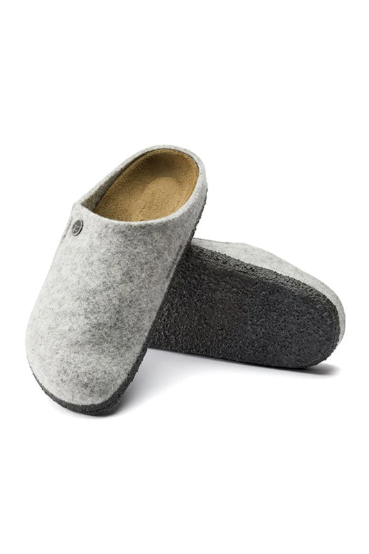 Birkenstock Zermatt Wool Felt Narrow Light Grey 