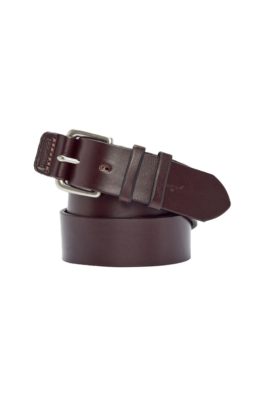 RM Williams 1 1/2 Inch Covered Buckle Belt Chestnut