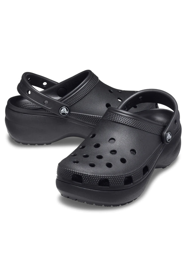 Crocs 206750 Classic Platform Clog Black 