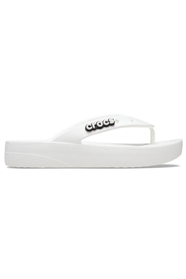 Crocs 207714 Classic Platform Flip White 