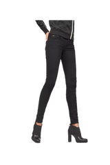G-Star Lynn D-Mid Super Skinny Jeans Rinsed Black