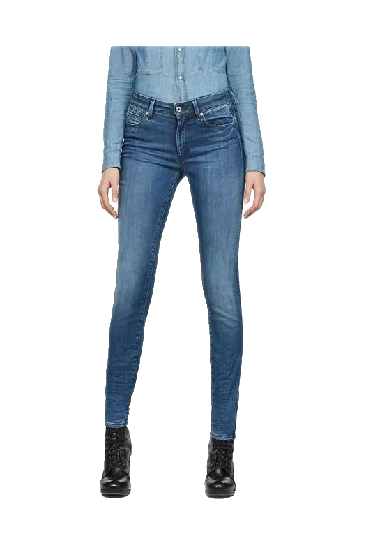 G-Star Shape High Super Skinny Jeans Medium Aged 