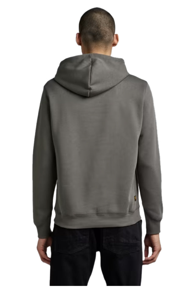 D16121 C235 G-Star Premium Core Hooded Sweatshirt Granite 