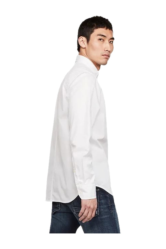 G-Star Stalt Sleeve Pocket Shirt White 