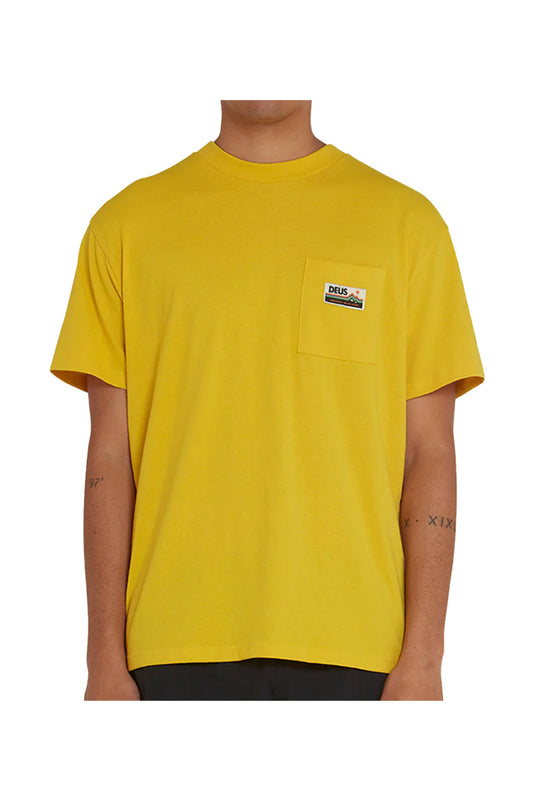 DMS221658 Deus Tango Pocket Tee Super Lemon 