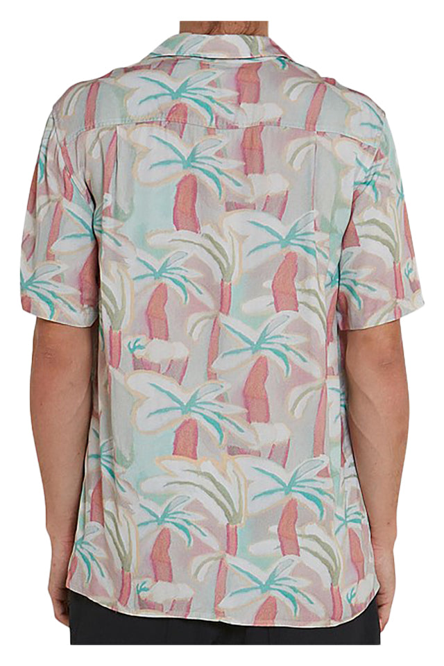 DMS225645 Deus Palms Shirt Sea Foam 