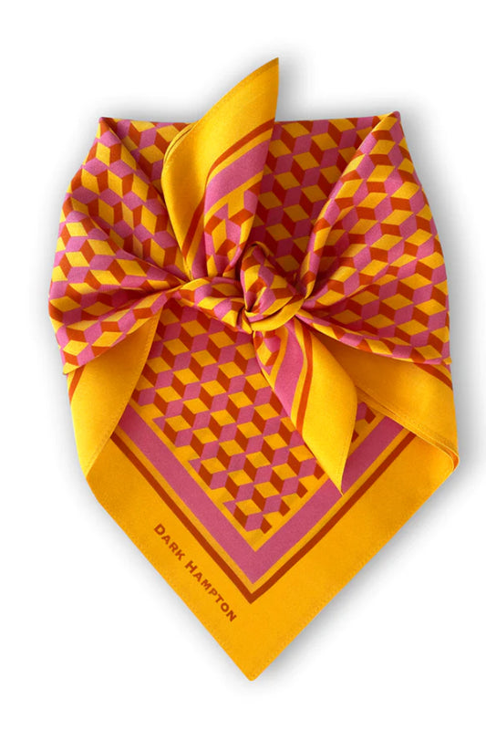 Dark Hampton Petite Hennessy Silk Scarf 