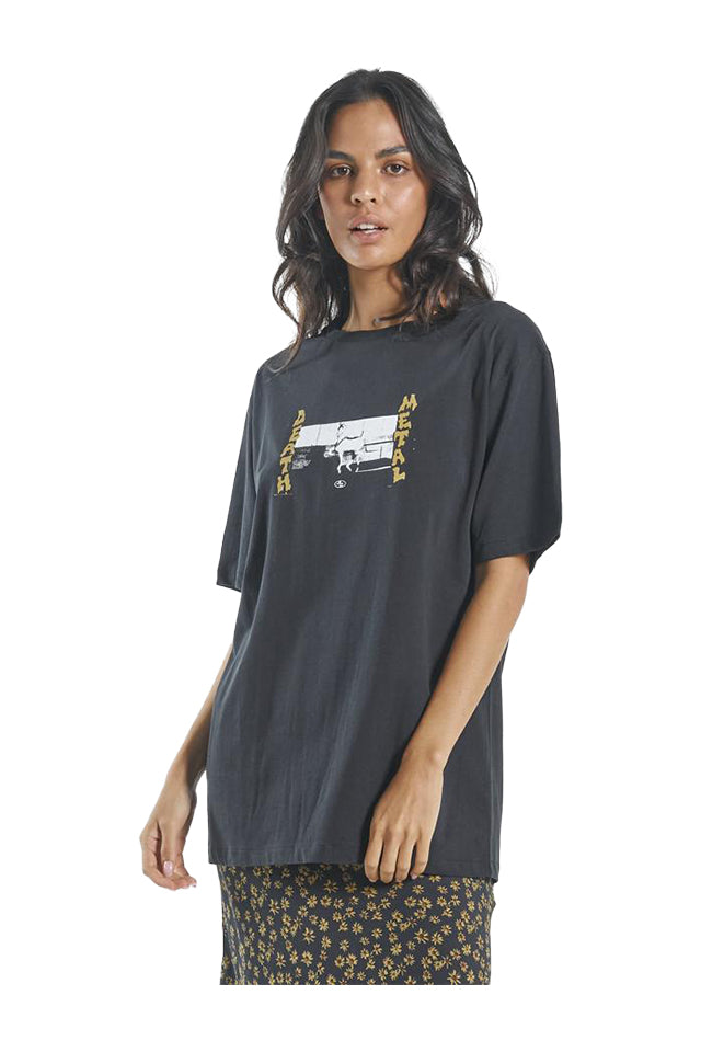 Thrills Death Metal Merch Fit Tee Black