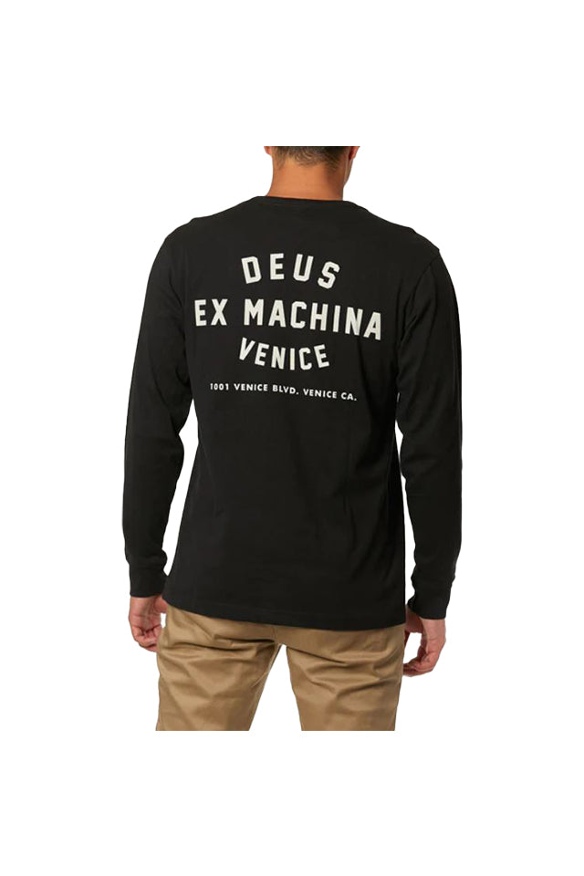 Deus DMA61831 Venice Long Sleeve Tee Black