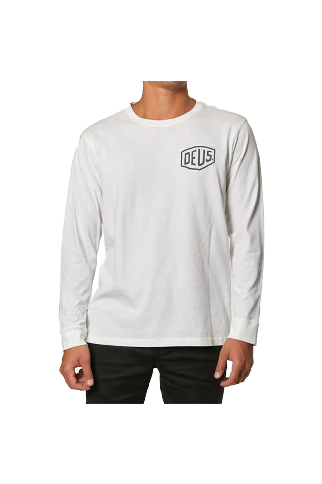 Deus DMA61831 Venice Long Sleeve Tee White