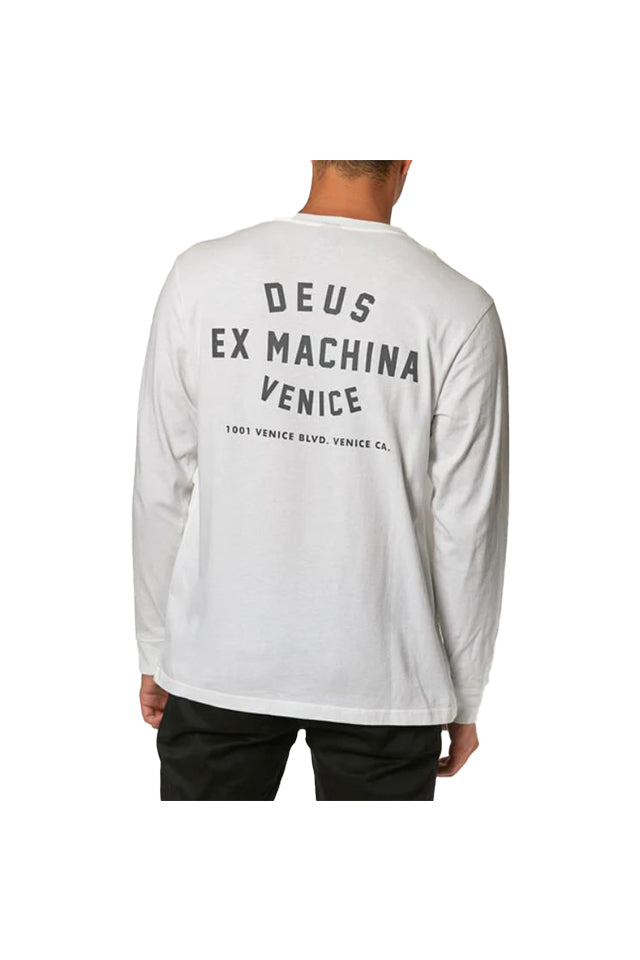 Deus DMA61831 Venice Long Sleeve Tee White