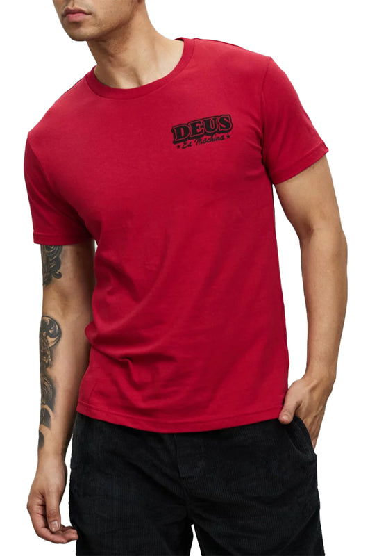 Deus DMF221400 Memphis Tee Chilli Red 