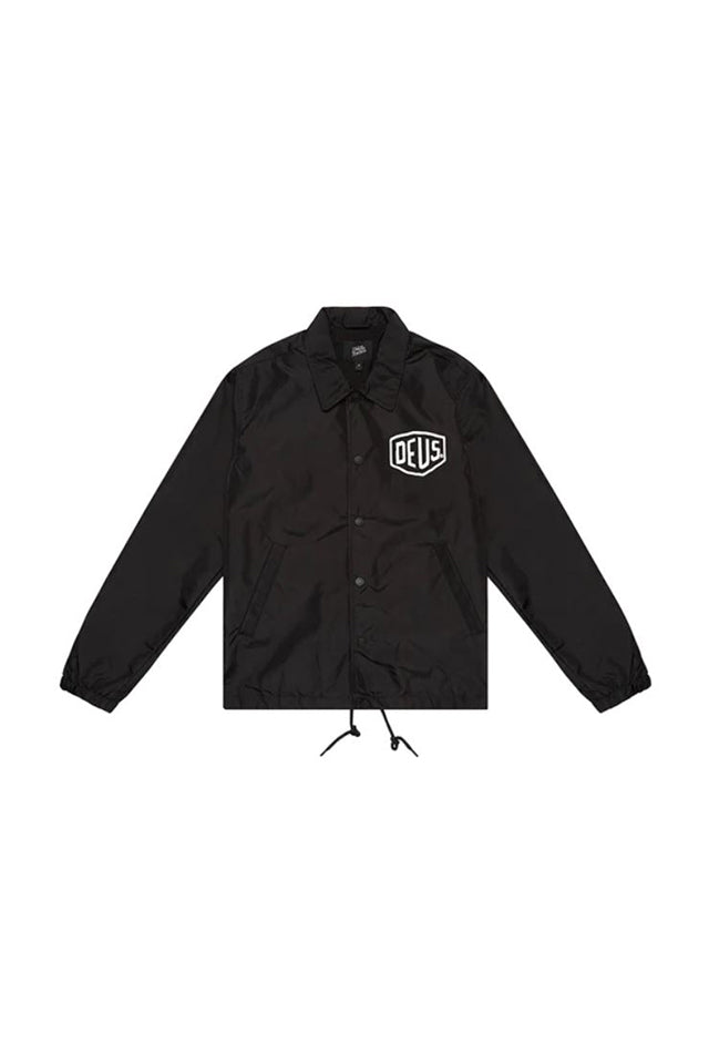 Deus DMW46821E Tokyo Coach Jacket Black 