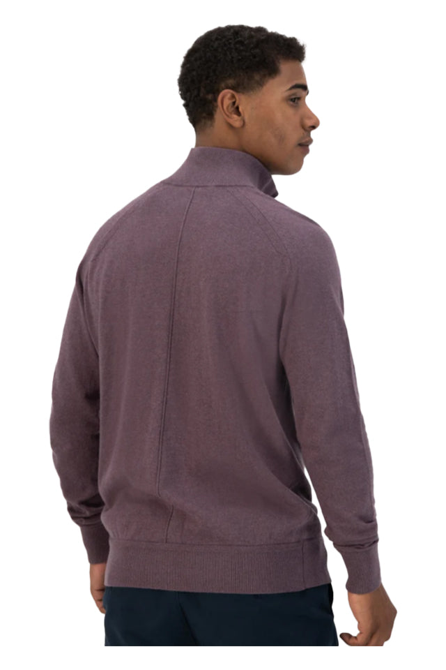 Dstrezzed Skipper Half Zip Sweater Mauve 