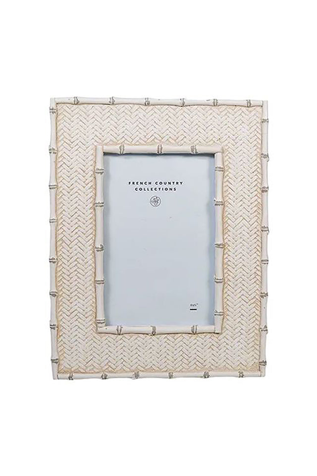 FF0114 French Country Dermont Photo Frame White Wash 4x6