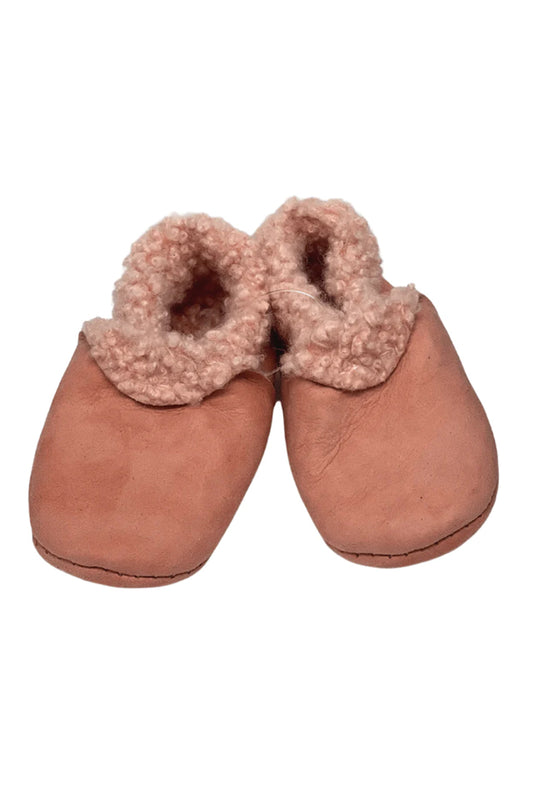 Four Peaks Lambskin Booties Pastel Pink